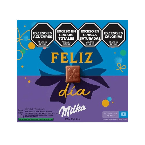Bombón Milka Leche x 110 g.